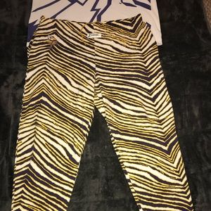 VTG Minnesota Vikings Zubaz Adult Large NFL Pants